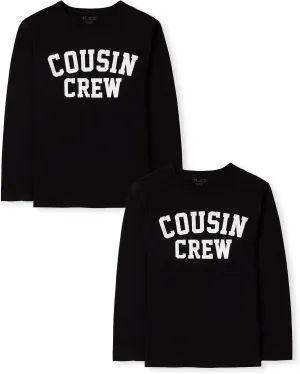 The Children's Place Boys' Assorted Everyday Long Sleeve Graphic T-Shirts,multipacks