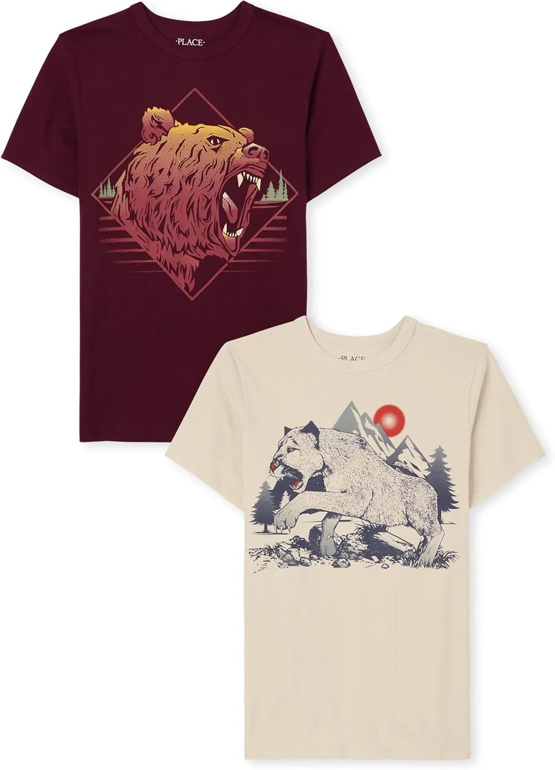 The Children's Place Boys' Assorted Everyday Short Sleeve Graphic T-Shirts, Multipack
