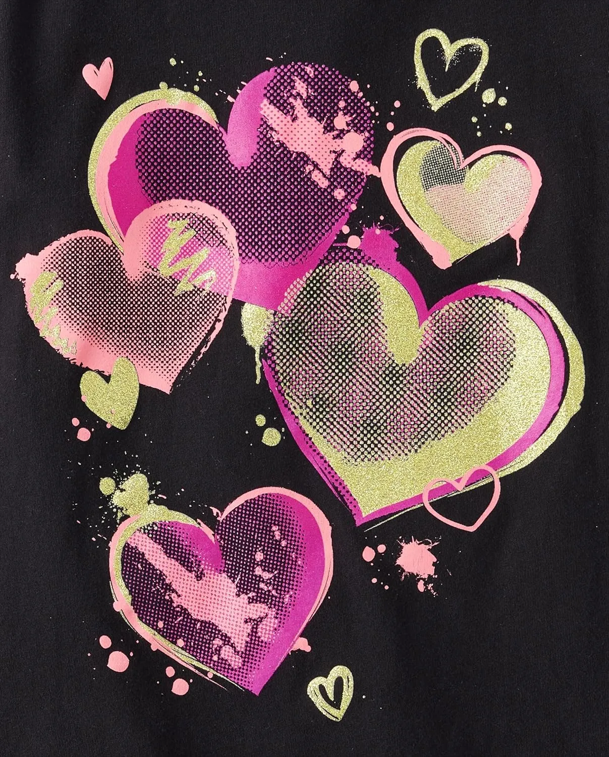The Children's Place Girls' Assorted Everyday Long Sleeve Graphic T-Shirts, Multipack