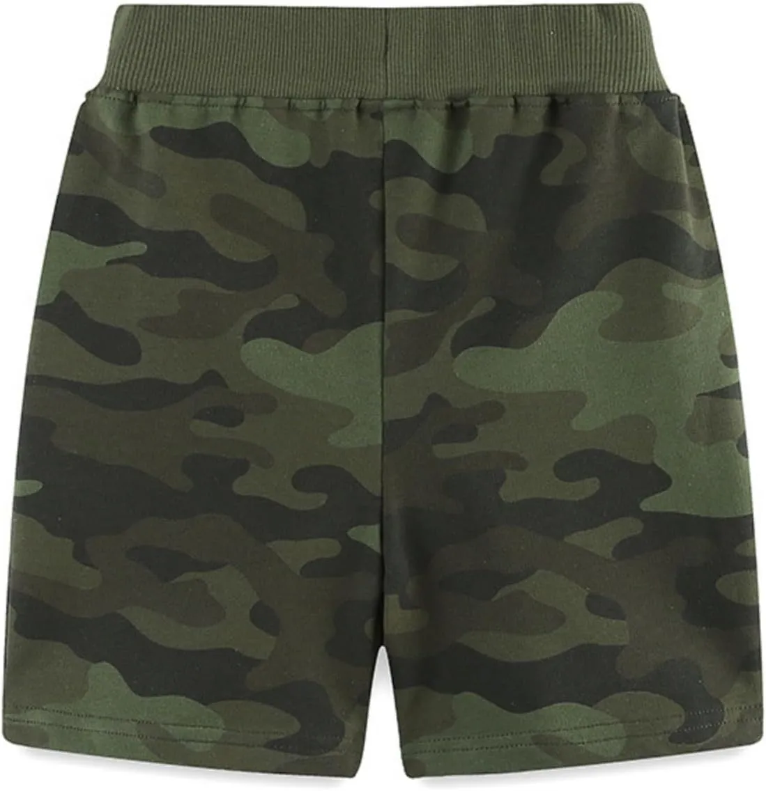 Toddler Boys Summer Camouflage Elastic Waist Shorts Casual Drawstring Shorts Jogger Shorts Sweat Cotton Shorts