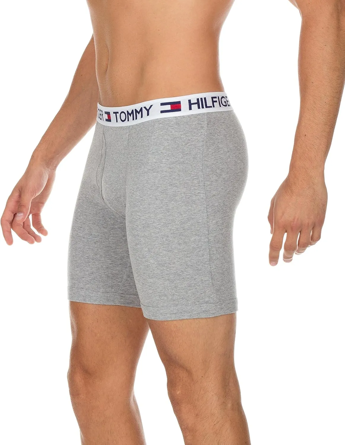 Tommy Hilfiger Men's Underwear Cotton Classics 4-Pack Boxer Brief-Amazon Exclusive