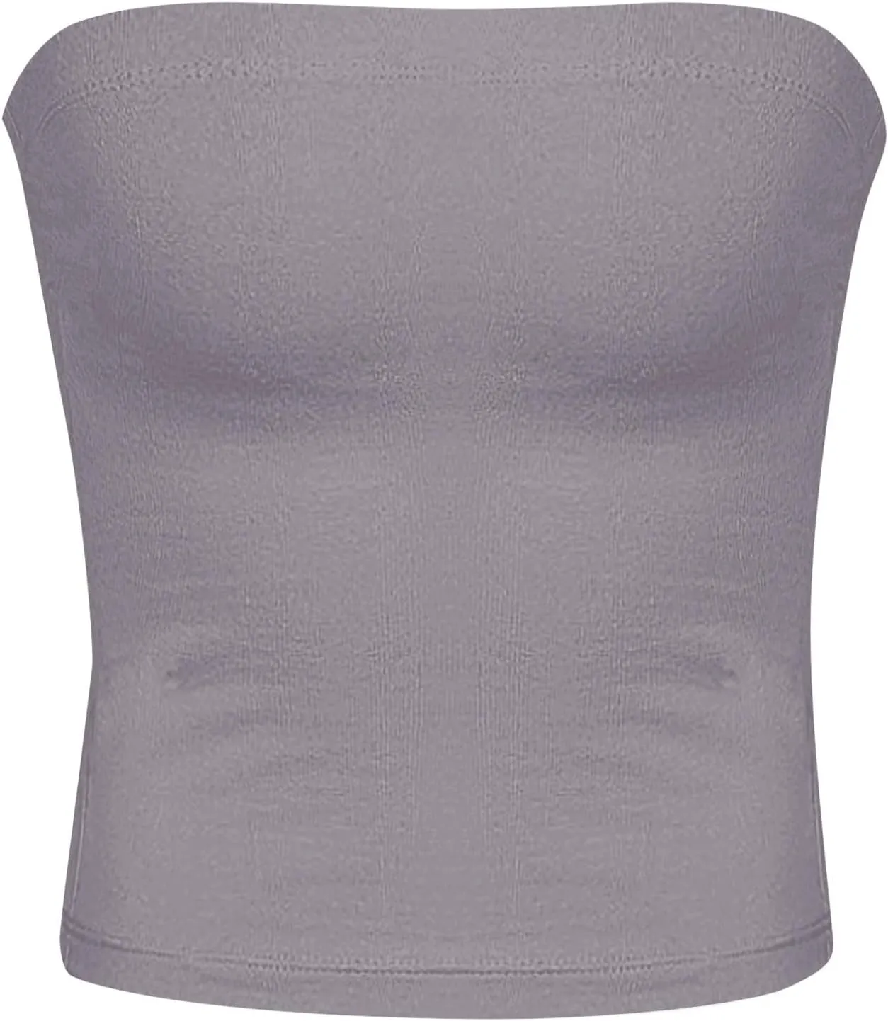 Tube Top for Women Strapless Stretch Crop Tops Going Out Party Y2K Bandeau Shirts Summer Outfits