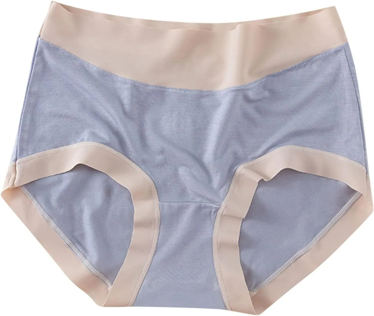 Underwear For Women Cotton High Waist Panties Full Coverage Briefs Soft Strech Ladies Breathable Panties-Multi Pack