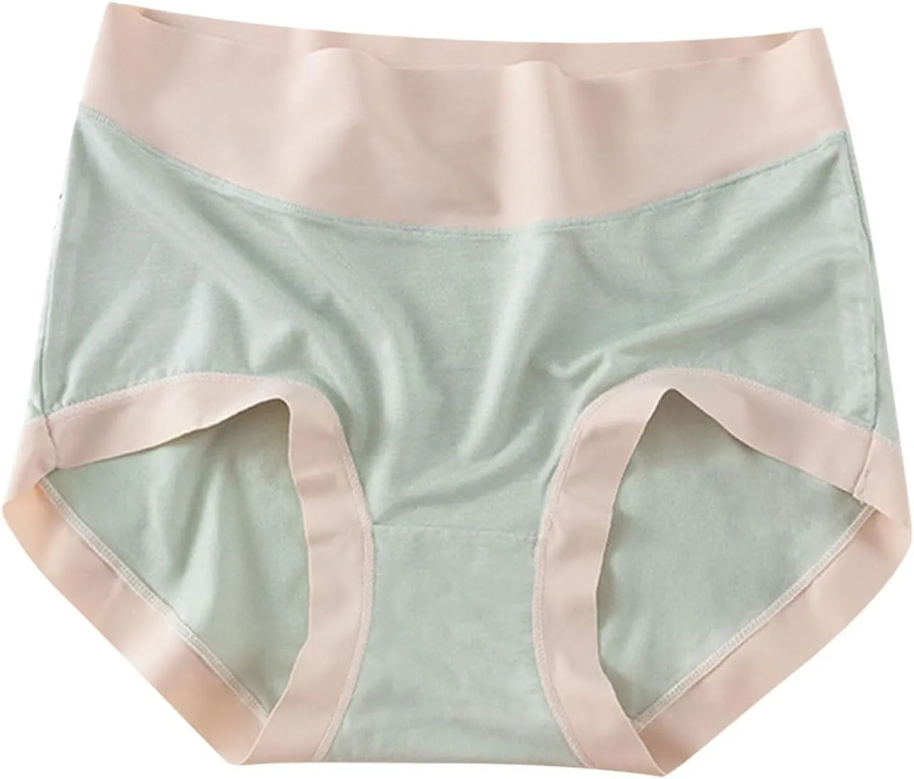 Underwear For Women Cotton High Waist Panties Full Coverage Briefs Soft Strech Ladies Breathable Panties-Multi Pack
