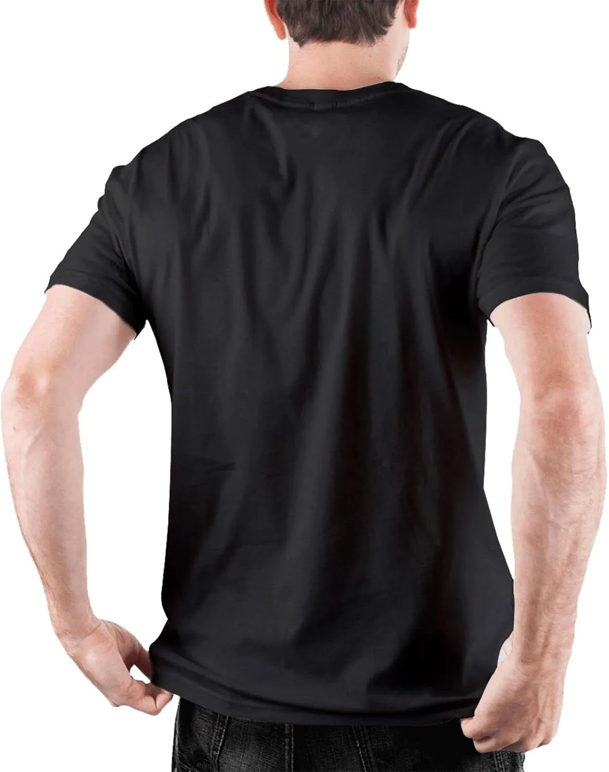Unisex Youth Mens Short Sleeve Shirt Hawaiian Shirts Cotton Round Neck T-Shirt Tops Clothes T-Shirts