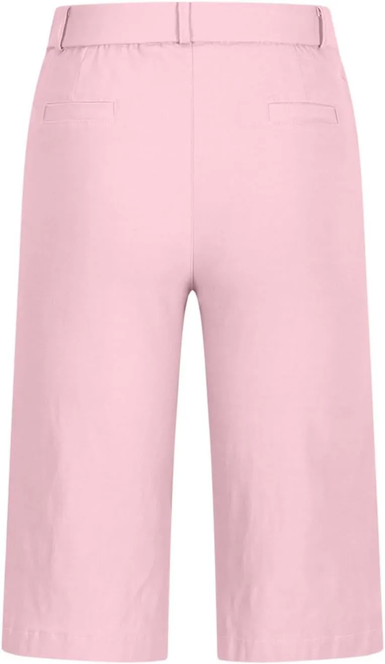 Women's Bermuda Shorts, Summer Dressy Shorts for Women Chino Straight Leg High Waisted Casual Summer