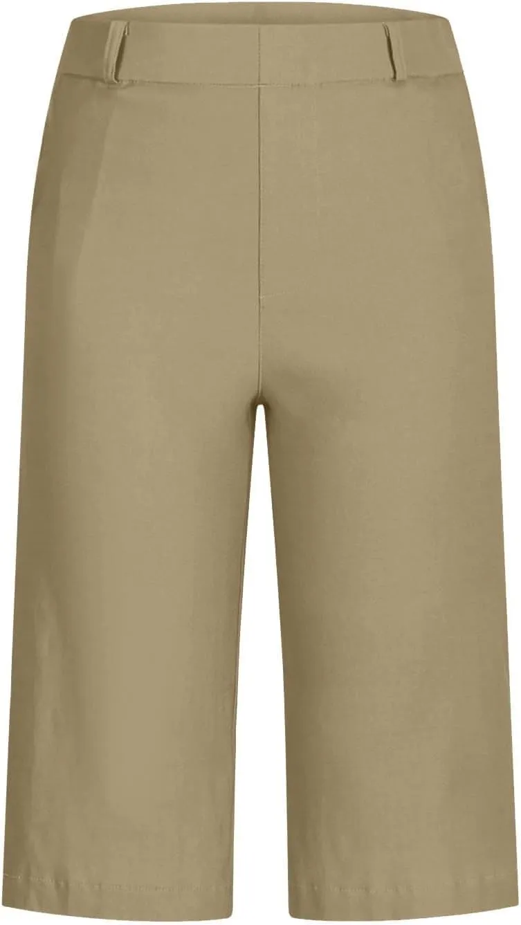 Women's Bermuda Shorts, Summer Dressy Shorts for Women Chino Straight Leg High Waisted Casual Summer