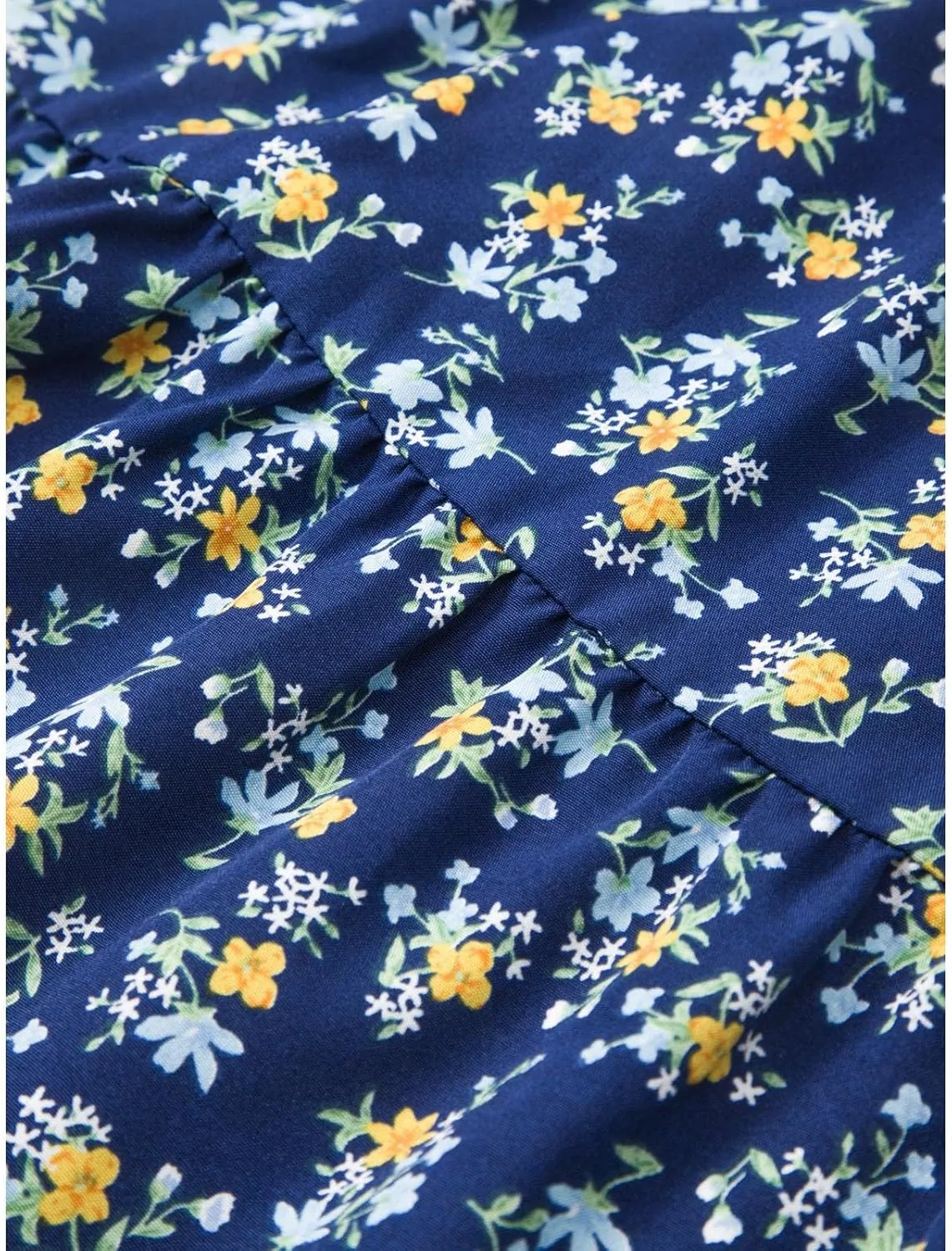Womens Floral Maxi Skirt Flowy Boho Elastic Waist Pleated A-Line Skirts Summer Beach Swing Long Skirts 2025 Fashion
