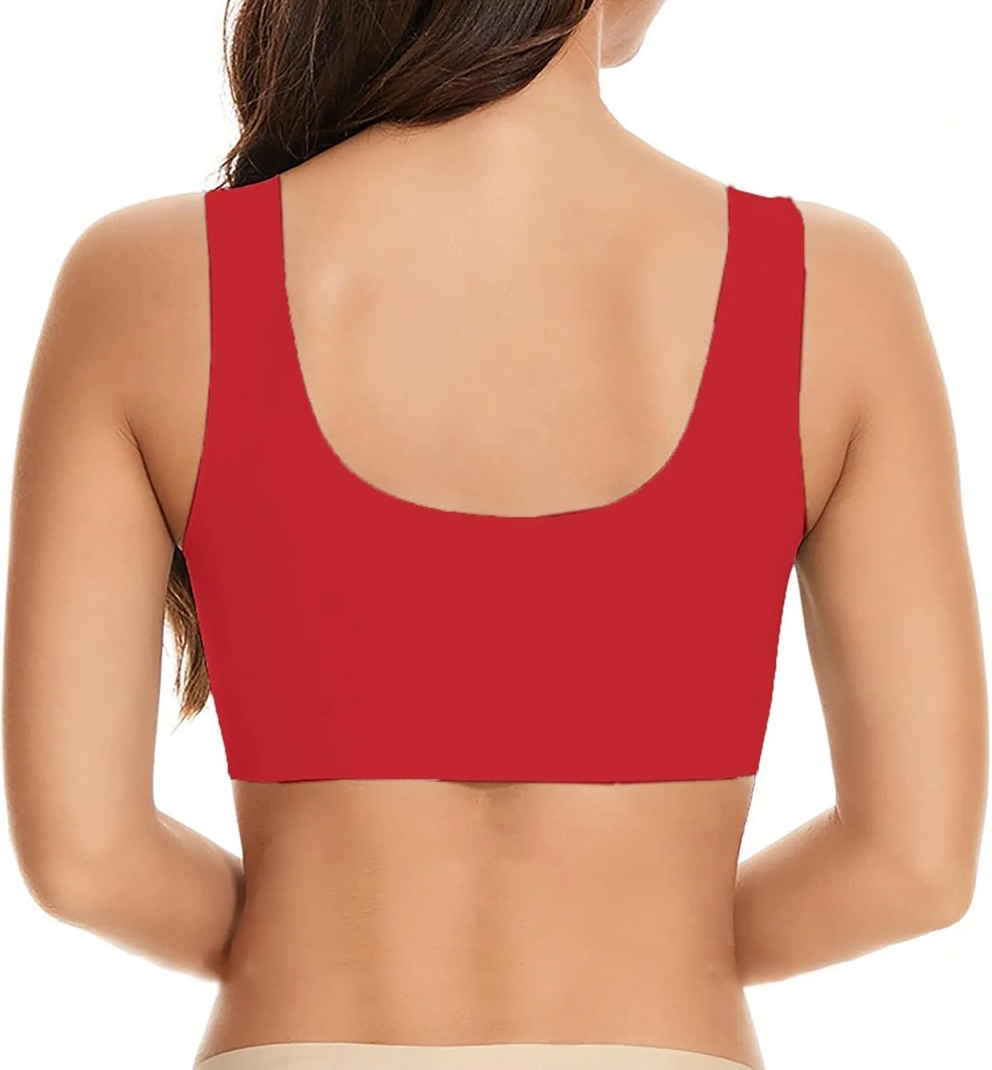Women's Large Lace Bra Full Coverage Adjustable Bralette Comfortable Soft Daily Brassiere Seamless Leisure Bras