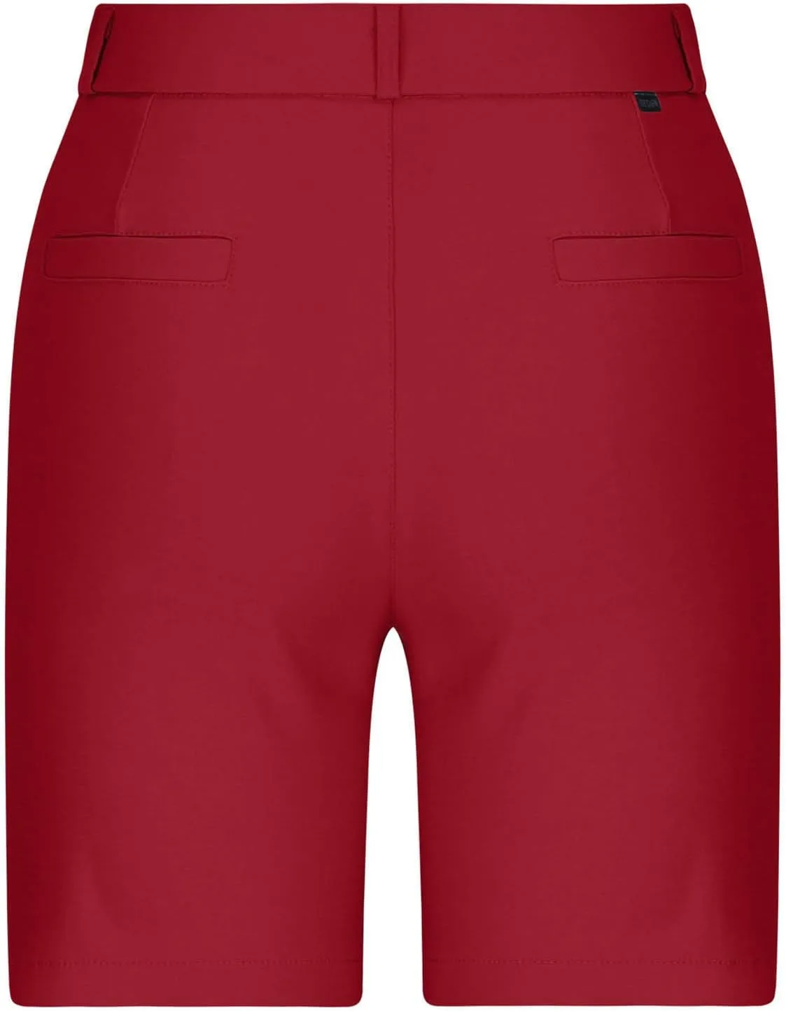 Women's Mid Rise Slim Fit Chino Bermuda Shorts Ultra Lux Comfort Walking Super Comfy Business Casual Pants