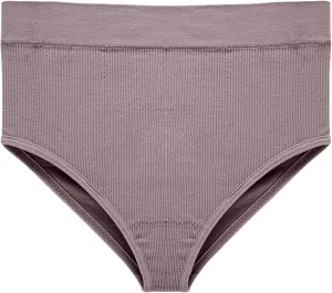 Women's Ribbed Underwears Seamless High Waist Sexy Underwear Panty Ultra Soft Stretch Lingerie Workout Brief High Cut