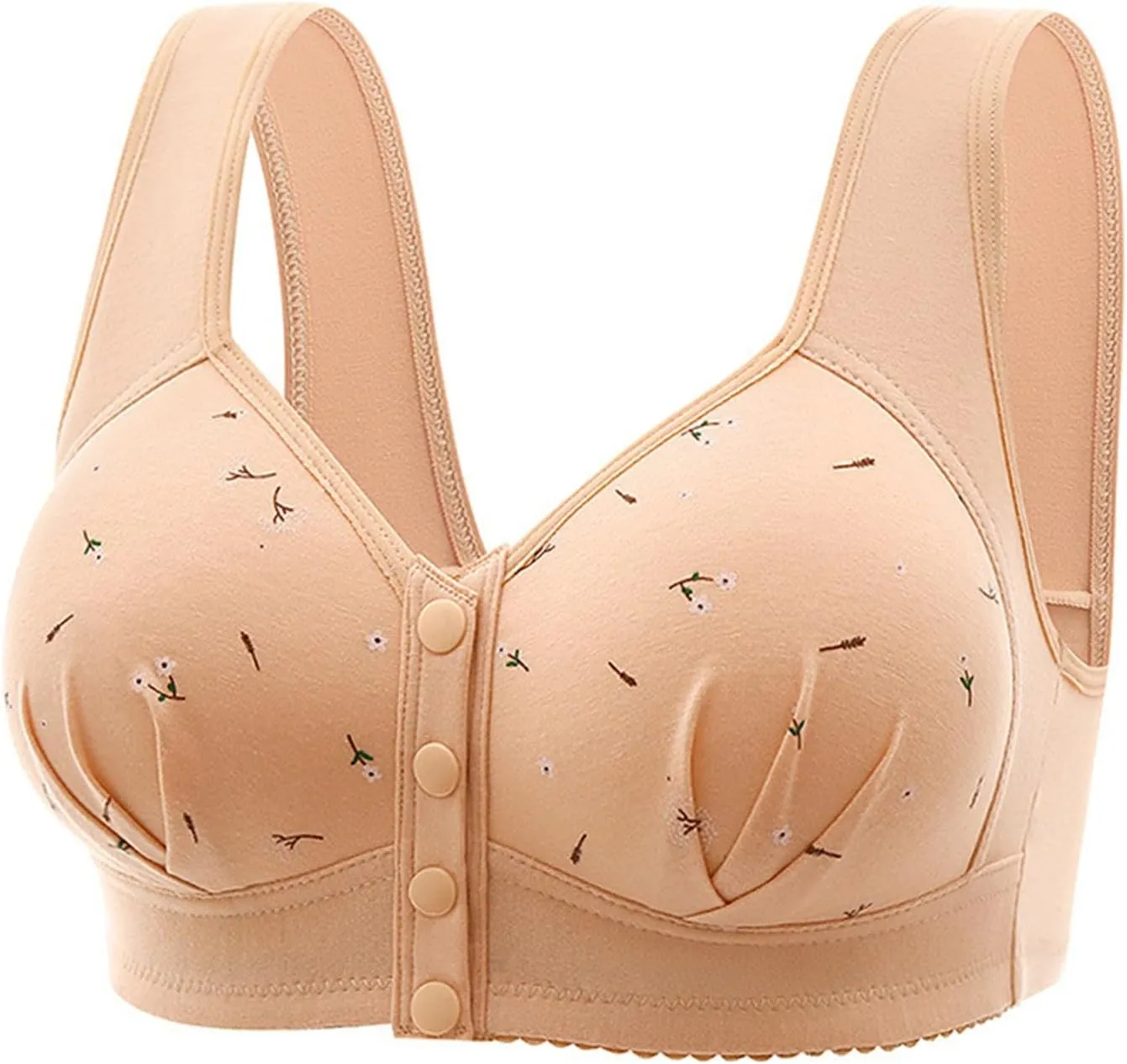 Women's Wireless Bra Bralettes for Women with Support Soft Wireless Bralette Full Coverage Sport Everyday Bra