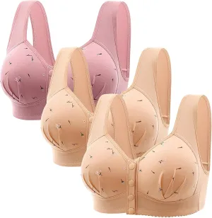 Women's Wireless Bra Bralettes for Women with Support Soft Wireless Bralette Full Coverage Sport Everyday Bra