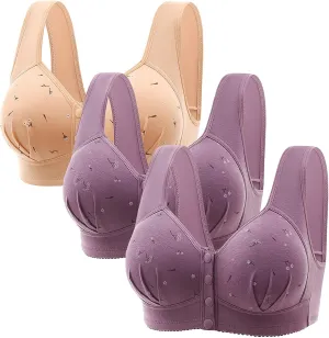 Women's Wireless Bra Wirefree Seamless Bras for Women Comfort Revolution Full-Coverage Wirefree Bra for Women