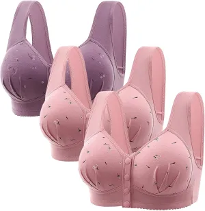 Women's Wireless Bra Wirefree Seamless Bras for Women Comfort Revolution Full-Coverage Wirefree Bra for Women