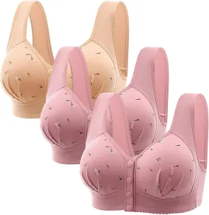 Women's Wireless Bra Wirefree Seamless Bras for Women Comfort Revolution Full-Coverage Wirefree Bra for Women