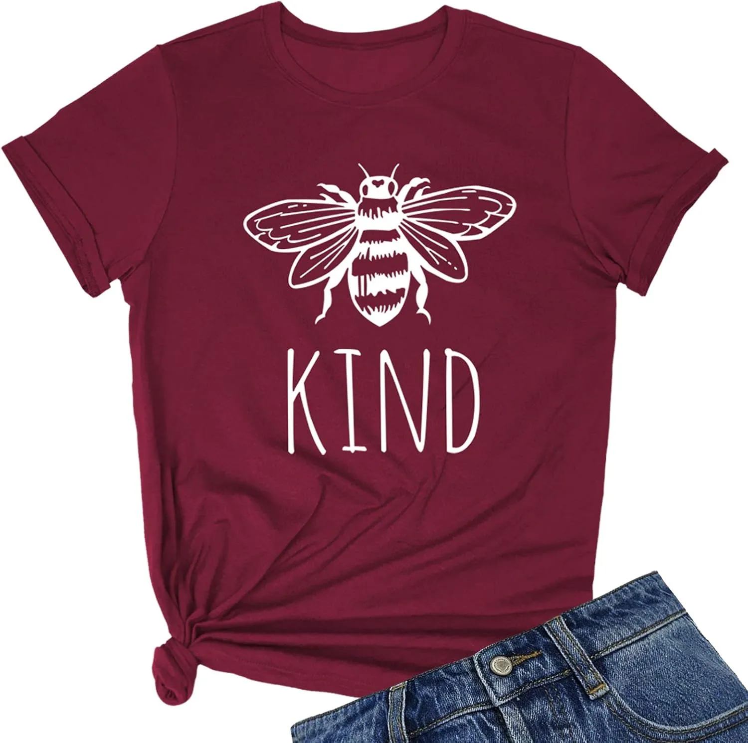 YITAN Women Cute Funny Graphic T Shirts